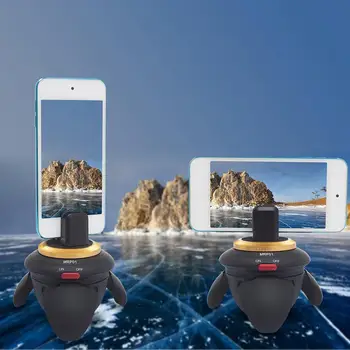 ALLOET NOVÉ Mini Bluetooth Diaľkové Elektrické Panorama Hlavy, Otáčanie 360 intervalové Statív Hlava pre GoPro Akcia Fotoaparát Selfie Stick