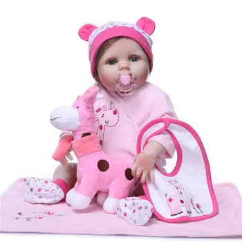Reborn Baby Doll Dievča Oblečenie 55 Cm Pre 20-23 Palcový Reborn Bábiky Oblečenie Oblečenie, 7 Kusov Sady Americké Dievča Bábiky Oblečenie