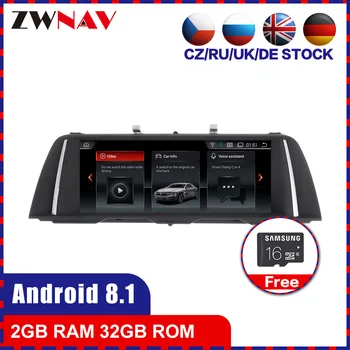 2G+32 G dotykovej obrazovke Android, 8.1 Auto multimediálny Prehrávač, GPS, Audio pre BMW Série 5 F10 F11 2010-2016 CIC NBT rádio stereo zadarmo mapu
