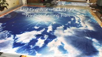 2018 49 Modrá Obloha /Tlač Stropné obklady /PVC Natiahnuté Strop Film/Home alebo stropov/Funkcie ako sú Stropný Panel