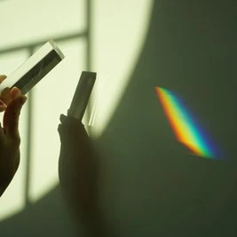 Pravý Uhol Odrazu Prism Experimentálne Optika Mitsubishi Zrkadlo Deti, Študenti Pohľad Na Dúhu, Aby Sa Obrázky