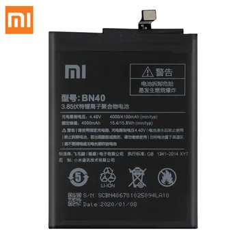 Pôvodný XIAO BN40 Batérie Pre Xiao Redmi 4 Pro Prime 3G RAM 32 G ROM Edition Redrice 4 Náhradné Batérie Telefónu 4100mAh
