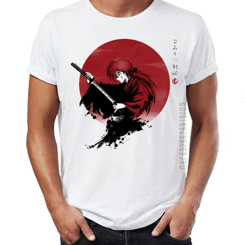 Pánske Tričko Ruróni Kenšin Manga, Anime umeleckej tvorivosti Úžasné umelecké Diela T-shirts Homme Grafické Topy & Tees O-Krku Camiseta