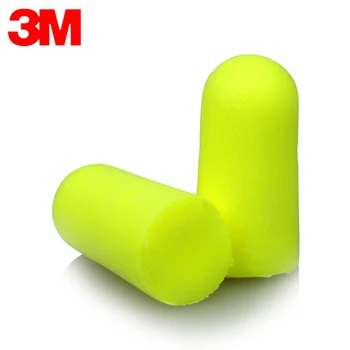 3M Bullet zátkové chrániče sluchu E-A-RSoft Žltá Neon 312-1250 Elastické Zníženie Hluku Bezdrôtový rú RAO:33dB/SNR:36dB LT086