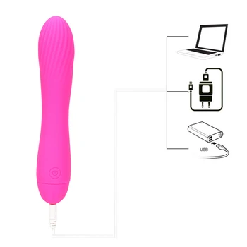 IKOKY Klasické umelé penisy Análny Pošvy Vibrátor Klitorisu Sexuálne Hračky pre Ženy, Žena Masturbator Dospelých Intímne Tovar USB Erotický Obchod