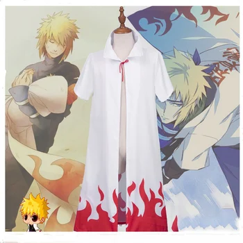 Cosplay Nastaviť Anime Naruto 4. Hokage Plášť Kostým Halloween Christmas Party Oblečenie Sasuke Dospelých, Deti Biele Cosplay Kostýmy