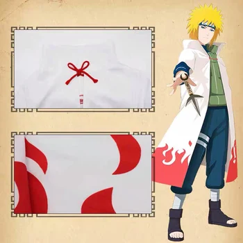 Cosplay Nastaviť Anime Naruto 4. Hokage Plášť Kostým Halloween Christmas Party Oblečenie Sasuke Dospelých, Deti Biele Cosplay Kostýmy