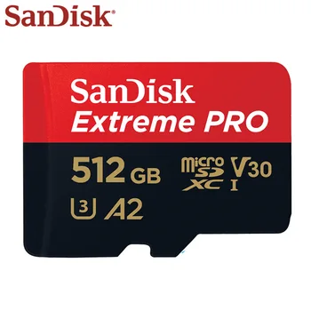 Pôvodné SanDisk Extreme Pro Micro SD Karta 512 gb diskom 1 TB UHS-3 V30 A2 Pamäťovú Kartu Microsd slot pre SDXC TF Karta S Adaptérom