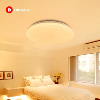 OFFDARKS Moderné LED Smart Stropné svietidlo 48W WiFi / APP Inteligentné Ovládanie RGB Stmievanie, Spálne, Kuchyne Stropné Svietidlo 220V/AC