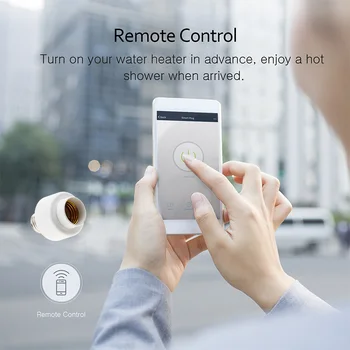 Tuya Smart Slampher WiFi Wifi Remote LED Žiarovky Držiteľ Reálne Časovač pre Smart Home Kompatibilný so Alexa echo domovská stránka Google