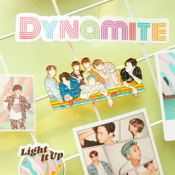 Bangtan Chlapci Novom Albume Dynamite RM Jin Suga JHope Jimin V Jungkook Brošňa Smalt Kolíky Príslušenstvo Kpop Star Darček Odznak