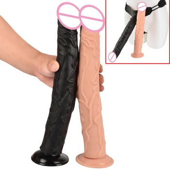 35*5cm Super veľké dildo s prísavkou sexuálne hračky pre lesbické ženy, strapon hores dildo obrovské umelé penisy pre ženy, realistický penis