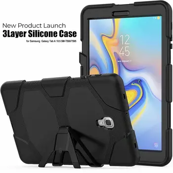 Deti Bezpečné Shockproof Tablet Ochranný plášť Hybrid Silikónové Coque obal pre Samsung Galaxy Tab 10,5