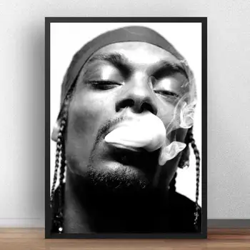 Snoop Dogg Plagát Spevák Star Music Vytlačí Wall Art Gangsta Rap, Hip Hop Rapper Plagáty Na Stenu Obrázky Pre Obývacia Izba Domova