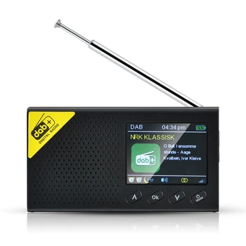 Prenosné Bluetooth 5.0 Digitálne Rádio DAB/DAB+ a FM Prijímač Nabíjateľná Ľahký Home office Rádio
