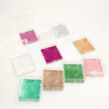 50box rias balenie pole prázdne mihalnice plastový obal všetky transparentné veko zásobníka Mihalnice pre DIY lash boxy obaly