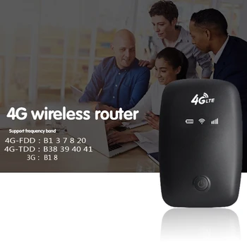 Bezdrôtový Smerovač 150M 4G Prenosný Bezdrôtový Smerovač 2.4/5G Dual-Band WiFi Router Android 6.0