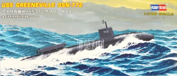 Vojenské Zostavený Model, Loď 1:700 Americké Námorníctvo SSN-772 Zelená Well Ponorka