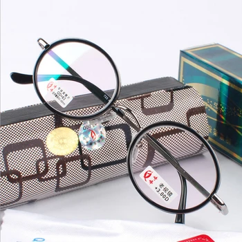 Nové 2019 Okuliare Na Čítanie Muži Ženy Kola Rámy Presbyopic Okuliare Diopter 2.5 1.5 Retro Okuliare Oculos Mužov Na Čítanie