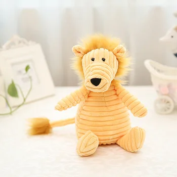 Cartoon lev plyšové hračky asi 25 cm pruhy dizajn lev mäkká bábika baby hračky Vianočný darček s2409
