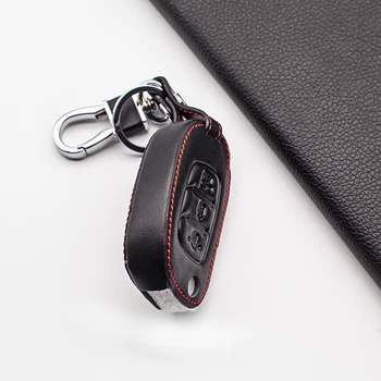Kožené Auto príveskom, Kryt Prípade Nastavte Keychain Na Hyundai Tucson Creta ix25 i10 i20 i30 Verna Mistra Elantra-2018