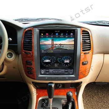 Tesla Štýl Android 9.0 Dotykový displej free DVD Auto Multimediálny Prehrávač Pre toyota LC100 2003-2007 Audio Rádio stereo hlava jednotky IPS
