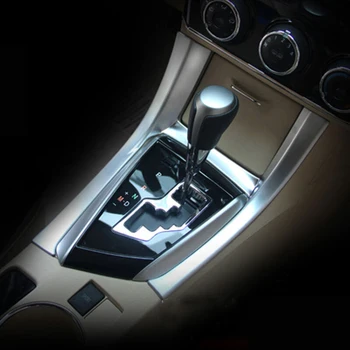 ABS chrome pre Toyota corolla auto príslušenstvo Auto radenie gombík frame panel Dekorácie kryt výbava