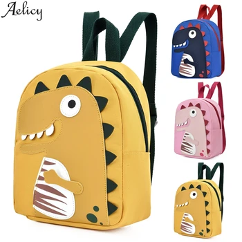 Aelicy Detí cartoon dinosaura aktovka batoh, batoh, tašku študent dievča, chlapec ramenný deti aktovka batoh
