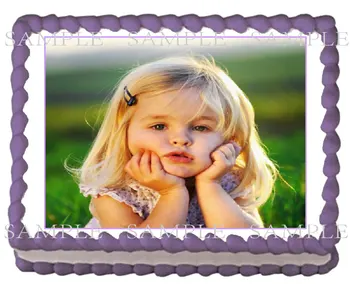 Vlastný Obrázok Jedlé Tortu Vňaťou Oblátka Ryžový Papier Tortu Cupcake Cookie Vňaťou Dekorácie Narodeniny, Svadba Cake Decor Dodanie