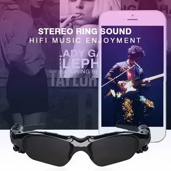 Smart Bluetooth slnečné Okuliare Stereo Handsfree Headset MP3 na Koni Okuliare Telefón Požičovňa Vonkajšie Športové Bežecké Farebné Slnko Len