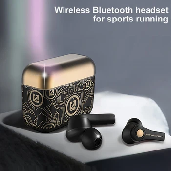 Bluetooth 5.0 Bezdrôtové Slúchadlá Mini Bass Slúchadlá Nepremokavé Graffiti Športové Slúchadlá