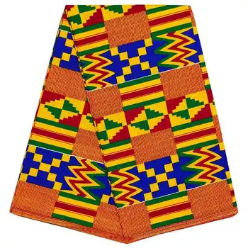 1Yard Afriky skutočný bavlneného materiálu Vosk Tlač na Kvetinový Reálne Vosk Textílie Pre Ženy Party Šaty, Takže Remeslá