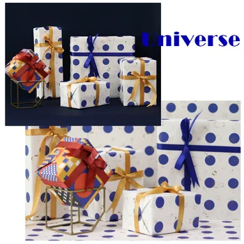 EMWSJW Dizajn plavidlá, baliaci papier, Prázdninový darček dekorácie, papierové Vianočné série Svadobný dar, baliaci papier 2020 NOVÉ