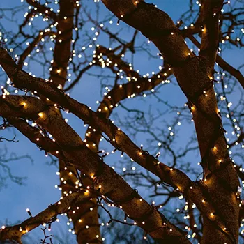 Vianoce Vonkajšie Vianočné Osvetlenie Led Reťazec Svetlá 10M 100Led dc svetlo Decoracion Víla Svetlo Dovolenku Svetlá Osvetlenie Strom Garland