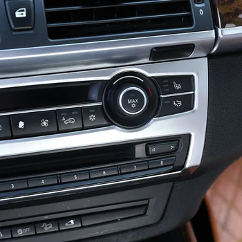 Auto ABS, klimatizácia, Objem Dekorácie Tlačidlo Rám Orezania Príslušenstvo Pre BMW X5 X6 E70 E71 2008-2013