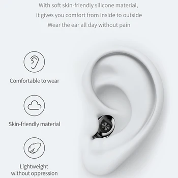 Bluetooth Slúchadlá Bezdrôtové slúchadlá Šport Slúchadlo Mini Headset Stereo Zvuk V Uchu IPX5 Nepremokavé tws 5.0 power meter