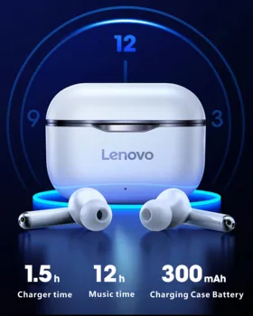 Lenovo LP1 TWS Pravda-Bezdrôtové Slúchadlá Bluetooth 5.0 Dual Stereo Zníženie Hluku Basy Touch Ovládania 6 mm Dynamické Dokonalý Zvuk