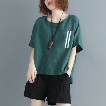 Han edition voľné bavlnené krátke sleeve T-shirt v lete veľké mm