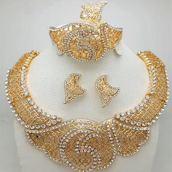 ZuoDi nigérijský ženy bižutéria módne afriky korálky Bijoux odberateľ dizajn Šperky Značky Dubaj zlaté šperky