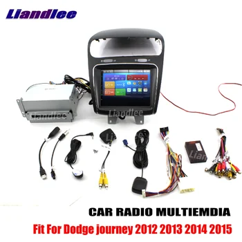 Android autorádio DVD Prehrávač Pre Dodge Journey 2012~Rádio, Video, Multimédiá GPS Navigácia Mapy Fotoaparát Carplay HD Displej