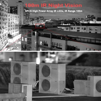 5MP 36X Zoom 4 Palcový IP bezpečnostné Kamery PTZ IR 100m SONY IMX335 Starligt Senzor Podpora PoE Onvif P2P Detekcia Pohybu H. 265