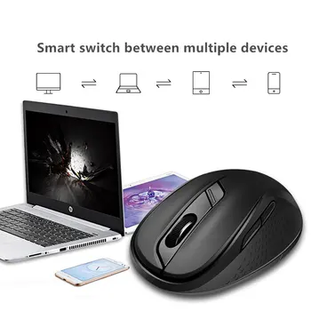 Rapoo M500G Multi-režim Tichý Bezdrôtová Myš s 1600DPI Jednoduché Prepínanie Bluetooth a 2,4 GHz až 3 Zariadenia, Pripojenie na Počítač