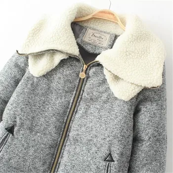 2018 bavlna dámske ležérne jeseň a v zime sa veľkej veľkosti žien slim bavlnená bunda autentické bavlnené oblečenie teplé, hrubé kabát G142