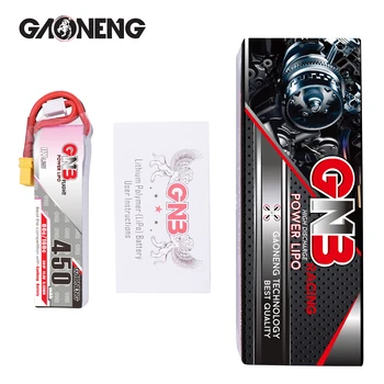 Gaoneng GNB 11.4 V 450mAh 80C LiHV 3S Lipo Batérie S XT30 Konektor Pre iFlight CineBee BetaPFV Beta 85X Striedavé FPV Drone Časti