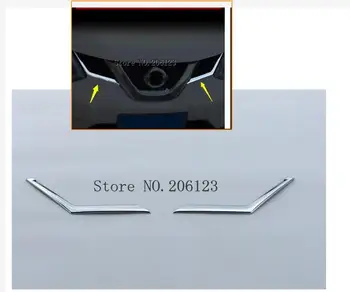 Auto Chrome Prednej Maske Vedúci Svetlo Kryt Trim Vložte Styling Formovacie Na Nissan X-Trail Xtrail Rogue T32 2016