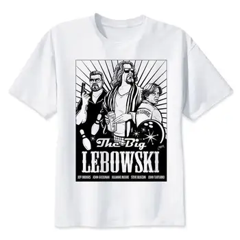 Big lebowski frajer T shirt mužov tričko fashion t-shirt O Krk biele Tričká Pre človeka Top Tees M8063
