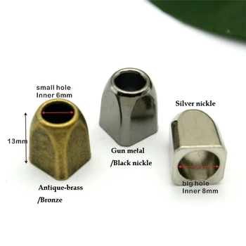 60pcs/veľa kovové zliatiny zinku bell zátky námestie šnúra skončí zámok nickle, čierna, bronz doprava zadarmo BELL-008