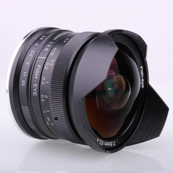 RISESPRAY Fotoaparát, Objektív, 7,5 mm f2.8 fisheye objektív 180 APS-C Manuál Pevný Objektív Pre Fuji FX Mount Hot Predaj, Doprava Zdarma