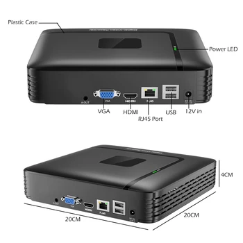Nové H. 265 Max 4K Výstup CCTV NVR 16CH 5MP/ 9CH 5MP Bezpečnosti videorekordér H. 265 Motion Detect ONVIF P2P CCTV NVR Detekcia Tváre