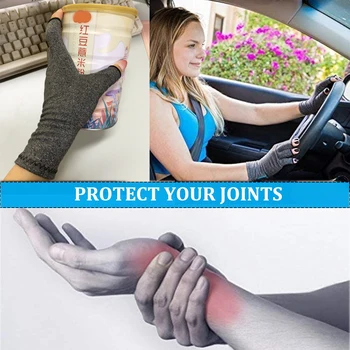 Najnovšie Artritída Rukavice Muži Ženy Reumatoidnej Kompresie Ruky Rukavice pre Osteoartrózu Artritickej Bolesti Kĺbov Úľavu Promo
